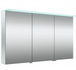 Peegelkapp Kame Vetro, valgustatud LED-katusevarjualuse ja alumise valgustusega, IP44, MC3DML/120-70/MR, 120 cm, peegliga k&uuml;ljed