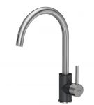 Valamu segisti Quadron Ingrid BW7002BS/U8, roostevaba teras/must