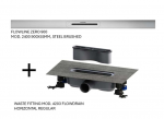 Du&scaron;i &auml;ravool Kaldawei FLOWLINE ZERO 900x55mm, steel brushed + FlowDrain, 940000010930 +687744800000