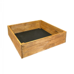 Puidust k&otilde;rgpeenar 100 x 100 x 27 cm, pruun