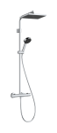 Du&scaron;ikomplekt Hansgrohe Activera Q Showerpipe 290/180 1jet, EcoSmart with Ecostat Fine, 28748000, chrome
