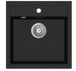 Pesumasin Aquasanita Tesa SQT100W 601 must - metallik, suletud klapiga