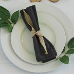 Riidest salvr&auml;tik 40x40, Must, (10 tk.)