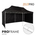 Turu telk 3x6 must Zeltpro PROFRAME