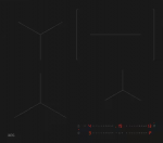 Sisseehitatud induktsioonpliidiplaat AEG 5000, SaphirMatt SE, Hob2Hood, TO64IC0FIT, 60 cm