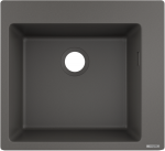 Lauaplaadile on paigaldatud valamu Hansgrohe S51 S510-F450, 43312290