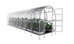 Kasvuhoone KLASIKA Slim 2 x 8 m (16 m&sup2;), 4 mm, 200800S4