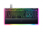 Razer BlackWidow V4 Pro m&auml;nguklaviatuur, juhtmega, USB QWERTY, US, Green Switch, must