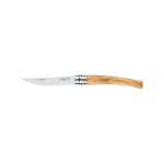 &Otilde;hukese teraga nuga karbis Opinel Case N10 Slim Olive Mirror Blade