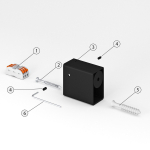 Peidetud pistikute komplekt Kosser 57-50 RL