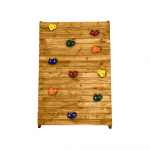 Puidust ronimissein 10 ronimisastmega, 126 x 90 cm, pruun