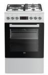 Gaasipliit elektriahjuga Beko FSE53320DWCS