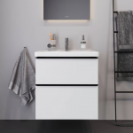 Valamuga kapp Duravit D-neo, DE012001818, mattvalge, 650&times;480 mm