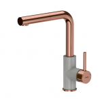 V&auml;ljat&otilde;mmatava voolikuga valamusegisti Quadron Angelina BW6003PVDBSC1/U5, vask/metall