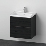 Valamuga kapp Duravit D-Neo DE012001616, must tamm, 650&times;480 mm