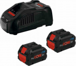 Bosch 2 x ProCORE18V 5.5Ah + GAL 1880 CV Professional, 1600A0214C