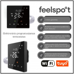 Elektrooniline programmeeritav termostaat Feelspot WTH22.16 NEW Black, WiFi Tuya