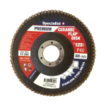 Lamell-lihvimisketas 125 mm, P40, Ceramic PREMIUM, SPECIALIST+