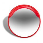 Sf&auml;&auml;riline liikluspeegel d70 cm Eurostal punane