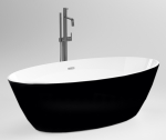 Akr&uuml;&uuml;lvann OVAL 231 valge/must
