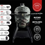 Grill KAMADOCLUB PRO 3 PREMIUM, Matt antratsiithall