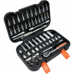 Pea ja pesa komplekt STHOR 58643, 1/4", 56 tk.