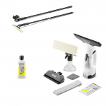 Komplekt: Aknapuhasti Karcher WV 2 PLUS NP, 1.633-661.0 + Laiendaja Karcher, 2.633-144.0 + Aknapesuvahendi kontsentraat RM 500, 500 ml, 6.295-772.0