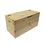 Puidust hoiukast 75 x 33 x 35.5 cm, naturaalne