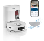 Robot-tolmuimeja Bosch Spotless Advanced+ BCRD2W, pesufunktsiooniga