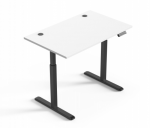 H&ouml;henverstellbarer Tisch, Wei&szlig;/Schwarz, 000040166517