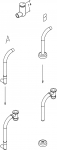 H&uuml;pikpistikuga sifoon, ,,Easy clean'' Kame AC1413