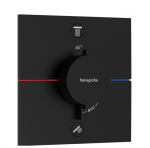 Peidetud termostaatsegisti Hansgrohe ShowerSelect Comfort E, 15572670, must matt