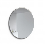 &Uuml;mmargune peegel musta lambiga Raguvos Baldai ECO ROUND MOON 100 cm, 1024700B