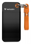 Verbatim 32193 v&auml;line SSD-ketas 1TB, USB-C 3.2 Gen 2, M.2, kuni 1000MB/s, Must/Oranž