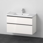 Valamuga kapp Duravit D-Neo DE012102222, l&auml;ikiv valge, 800&times;480 mm
