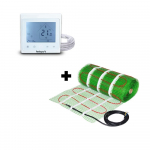 P&otilde;randak&uuml;tte matt Wellmo MAT + programmeeritav termostaat Feelspot WTH-51.36 NEW