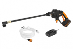 Juhtmeta mobiilne pesumasin Worx Hydroshot WG620E, koos aku ja laadijaga