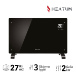 Konvektork&uuml;tteseade (elektriradiaator) Heatum REVO H2000R Must