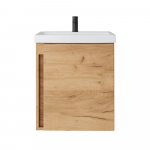 Vannitoa kapp kraanikausiga Riva SA 50A-5, Gold Craft Oak