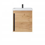 Vannitoa kapp kraanikausiga Riva SA50A-5B Gold Craft Oak