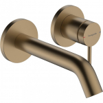 Peidetud valamusegisti Hansgrohe Tecturis S 73350140, Brushed Bronze