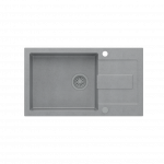 Valamu Quadron CHRISTIAN 136 XL, HCQC57845SZK_PC, h&otilde;bedane kivi