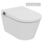 Seinale riputatav nutikas WC-pott i.Life E. du&scaron;ifunktsiooniga 412x610x425 mm, s&uuml;gav loputus, horisontaalne v&auml;ljalaskeava, K875501