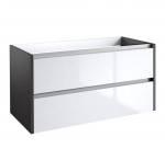 Aluskapp t&ouml;&ouml;tasapinna all Kame City BUC/10-3DR/D3D1P1, antratsiitl&auml;ige / valge l&auml;ige, 100 cm