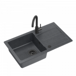 Valamu kraaniga Quadron GO MAX VERY BLACK, TQ7744GMBLM