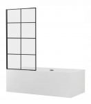 Vannitoa sein Mexen Alex Fix 80cm, black grids