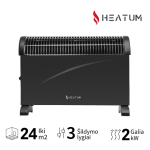 Konvektor (elektriradiaator) Heatum THERMA H2000 Must