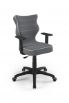 Ergonoomiline laste tool Petit ,,Duo", suurus 6, hall / must
