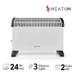 Konvektsioonsoojendi (elektriradiaator) Heatum THERMA H2000 valge