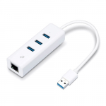 TP-Link UE330 USB 3.0 3-pordiline jaotur ja Gigabit Ethernet adapter